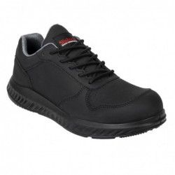 Baskets de sécurité noires en microfibre recyclée Slipbuster 41 BA063-41 Slipbuster Footwear