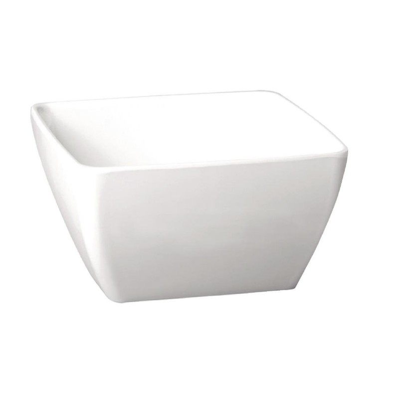 Bol carré en mélamine APS Pure blanc 125mm GF134 APS Bol carré en mélamine APS Pure blanc 125mm GF134 APS