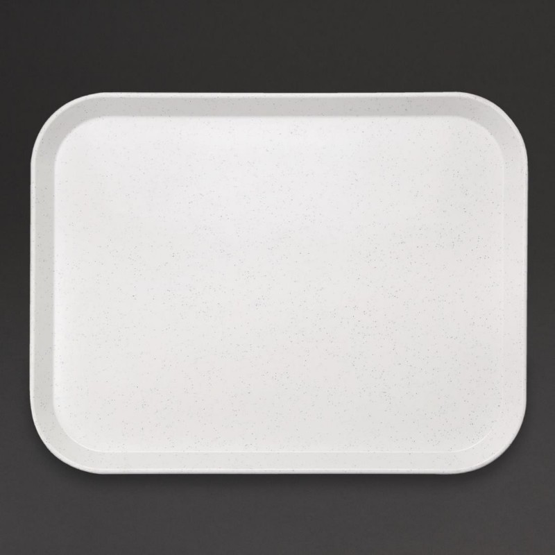 Plateau self-service en fibre de verre Olympia Kristallon gris clair 355 x 460mm GF241 Olympia Plateau self-service en fibre de verre Olympia Kristallon gris clair 355 x 460mm GF241 Olympia