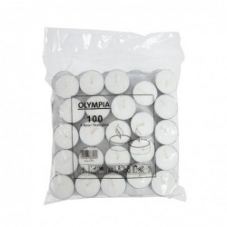 Bougies chauffe-plat 4 heures Olympia (Lot de 100) GF448 Olympia