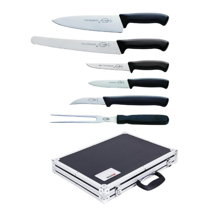 Ensemble 6 couteaux et mallette magnétique Dick GF529 Dick Ensemble 6 couteaux et mallette magnétique Dick GF529 Dick
