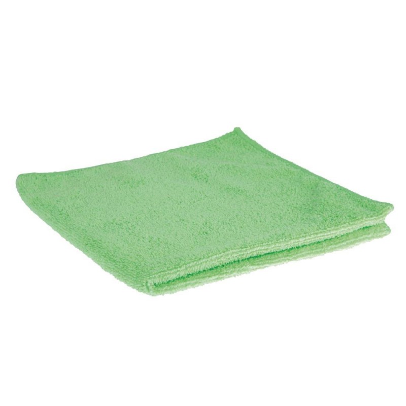 Chiffons microfibres Jantex verts (Lot de 5) GF609 Jantex Chiffons microfibres Jantex verts (Lot de 5) GF609 Jantex
