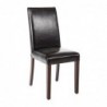 Chaises en simili cuir Bolero noires (Lot de 2) GF954 Bolero