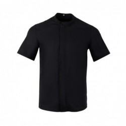 Veste de cuisinier en maille à manches courtes Southside Harlem noire S BA115-S Southside