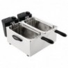 Friteuse de comptoir double Caterlite peu intensive 2x 3