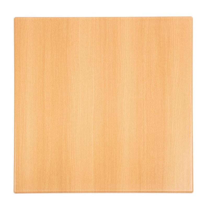 Plateau de table carré Bolero effet hêtre 600mm GG634 Bolero Plateau de table carré Bolero effet hêtre 600mm GG634 Bolero