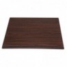 Plateau de table carré Bolero marron foncé 600mm GG635 Bolero