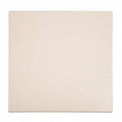 Plateau de table carré Bolero blanc cassé 600mm GG637 Bolero