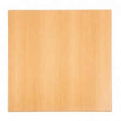 Plateau de table carré Bolero effet hêtre 700mm GG638 Bolero
