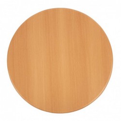 Plateau de table rond Bolero effet hêtre 600mm GG642 Bolero