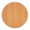 Plateau de table rond Bolero effet hêtre 600mm GG642 Bolero