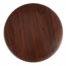 Plateau de table rond Bolero 600mm marron foncé GG643 Bolero