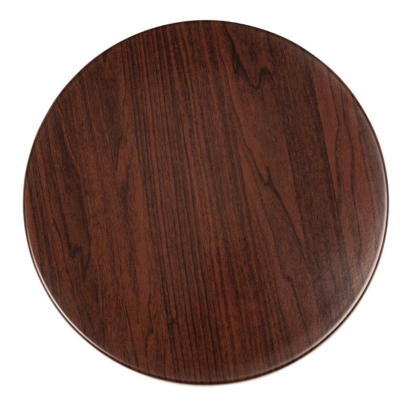 Plateau de table rond Bolero 600mm marron foncé GG643 Bolero Plateau de table rond Bolero 600mm marron foncé GG643 Bolero