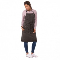 Tablier bavette Chef Works Urban Dorset taupe BB003 Chef Works Urban