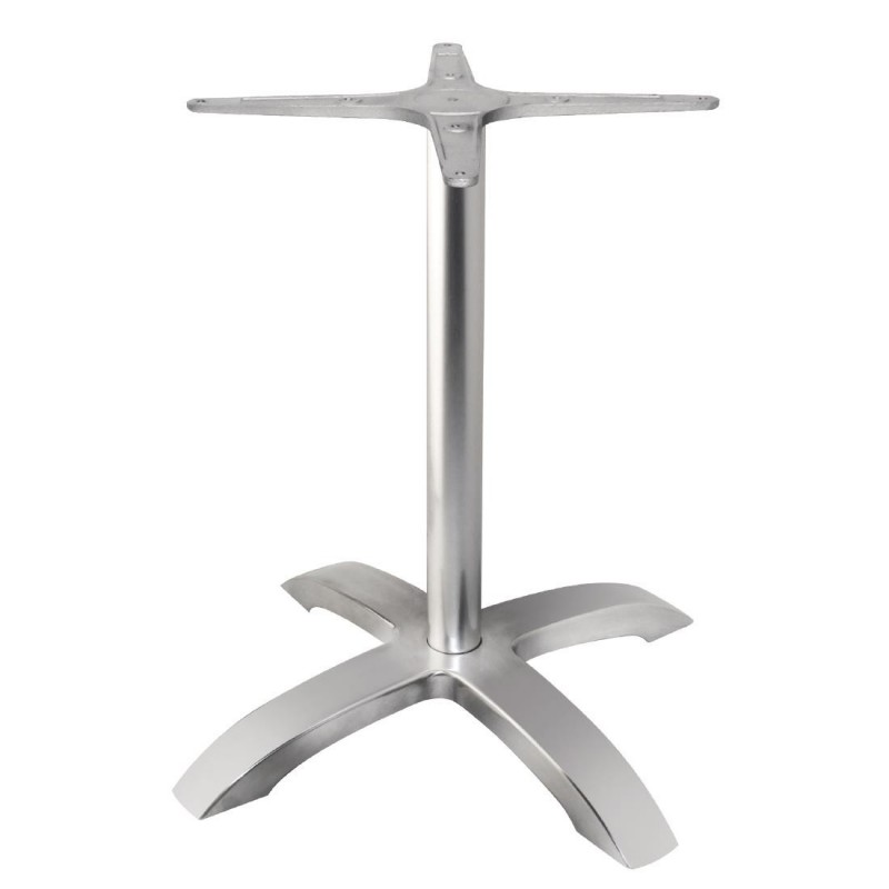 Pied de table 4 branches Bolero aluminium brossé GG660 Bolero Pied de table 4 branches Bolero aluminium brossé GG660 Bolero