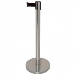 Barrière rétractable à sangle Bolero noire 3m GG724 Bolero