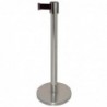 Barrière rétractable à sangle Bolero noire 3m GG724 Bolero