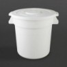 Conteneur rond blanc Vogue 76L GG793 Vogue