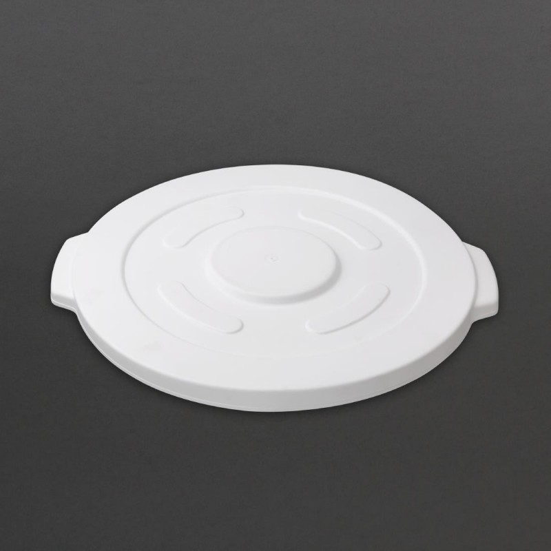 Couvercle pour conteneur rond blanc Vogue 76L GG796 Vogue Couvercle pour conteneur rond blanc Vogue 76L GG796 Vogue