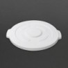 Couvercle pour conteneur rond blanc Vogue 76L GG796 Vogue