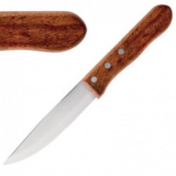 Couteaux à steak Olympia Jumbo manche bois de rose GG819 Olympia