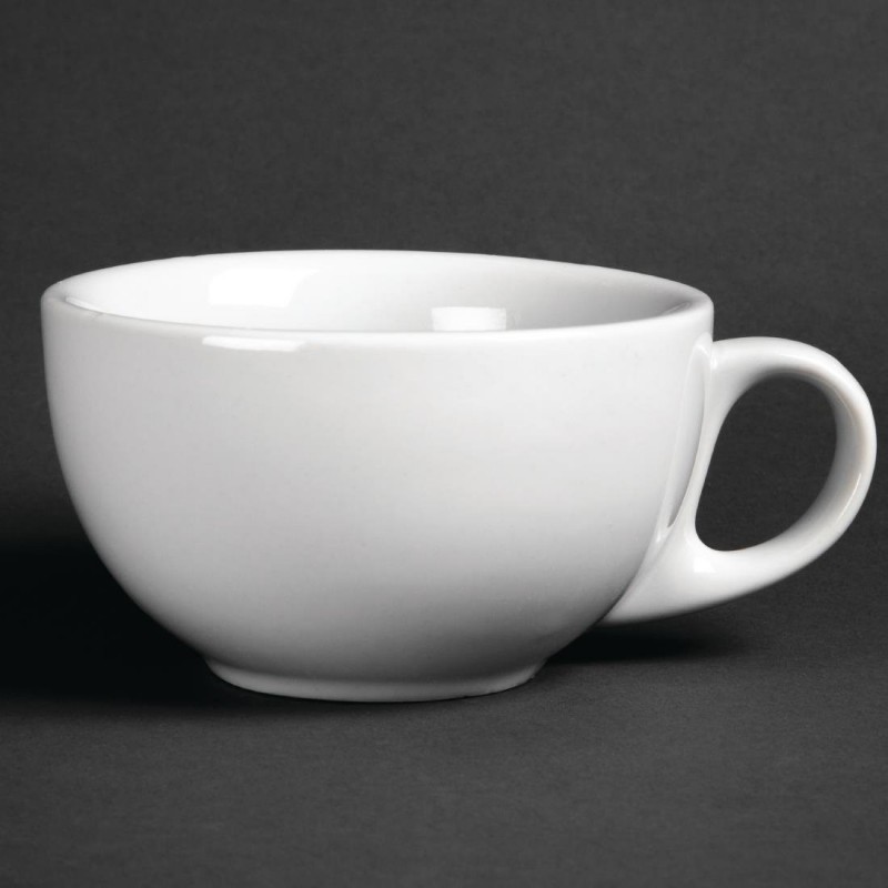 Tasses à cappuccino Olympia Athena 285ml (lot de 12) GG870 Olympia Tasses à cappuccino Olympia Athena 285ml (lot de 12) GG870 Olympia