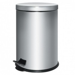 Poubelle à pédale en acier inoxydable 5L GG976 Bolero