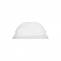 Couvercles dôme PLA compostables avec trou pour boissons fraîches Vegware 340ml et 454ml (lot de 1000) GH016 Vegware
