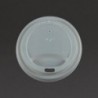 Couvercles CPLA pour gobelets boissons chaudes compostables Vegware 225ml (lot de 1000) GH024 Vegware