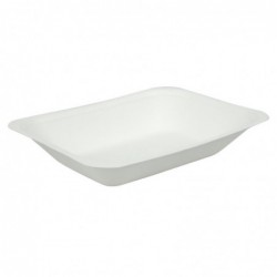 Barquettes à frites compostables en bagasse Vegware 175mm (Lot de 500) GH025 Vegware