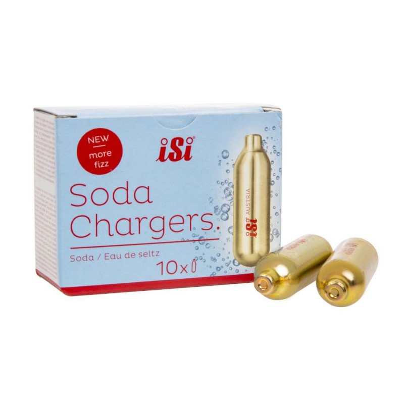 Cartouches d'eau de seltz ISI (Lot de 10) GH056 ISI Cartouches d'eau de seltz ISI (Lot de 10) GH056 ISI