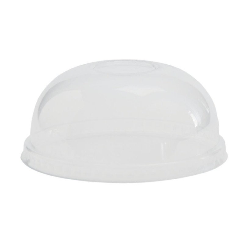 Couvercles dome en PLA Vegware 350ml et 455 ml (x500) GH168 Vegware Couvercles dome en PLA Vegware 350ml et 455 ml (x500) GH168 Vegware