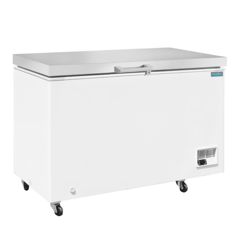 Congélateur coffre avec couvercle inox Polar Série G 378L GH337 Polar Congélateur coffre avec couvercle inox Polar Série G 378L GH337 Polar