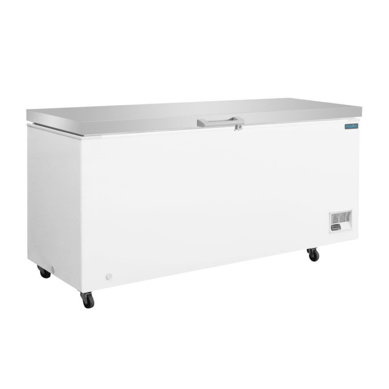 Congélateur coffre avec couvercle inox Polar Série G 587L GH339 Polar Congélateur coffre avec couvercle inox Polar Série G 587L GH339 Polar
