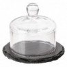 Plateau en ardoise avec cloche en verre APS GH408 APS