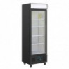 Vitrine réfrigérée positive avec caisson lumineux Polar Série G 368L noire GH427 Polar