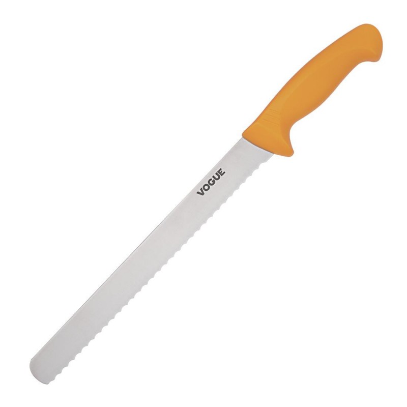 Couteau à découper denté Soft Grip Pro Vogue 28cm GH530 Vogue Couteau à découper denté Soft Grip Pro Vogue 28cm GH530 Vogue