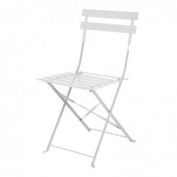 Chaise de terrasse pliantes en acier gris Bolero (lot de 2) GH551 Bolero
