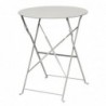 Table de terrasse en acier Bolero grise GH556 Bolero