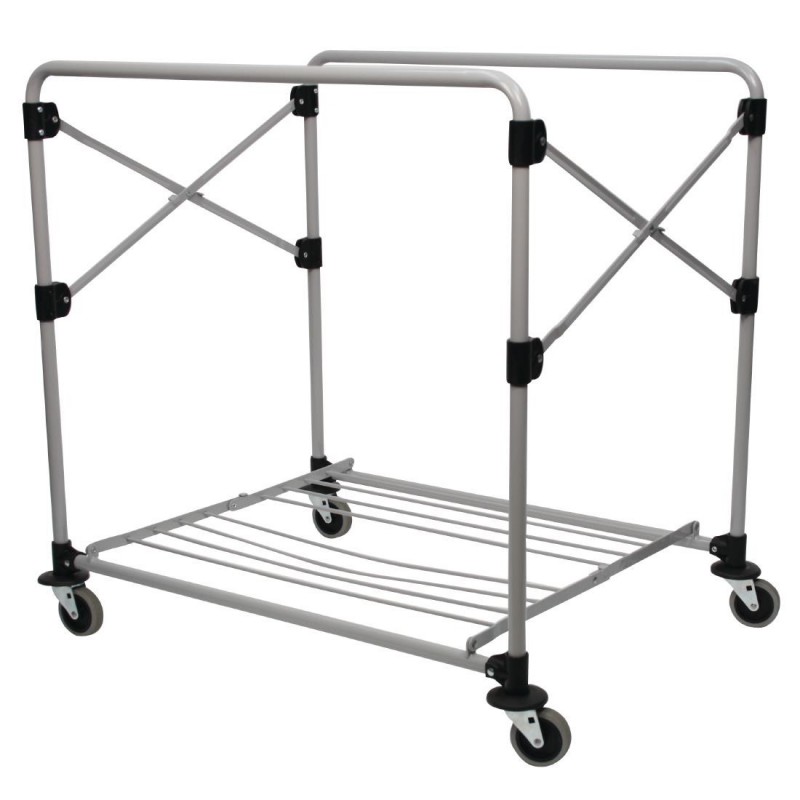 Chariot avec support pliant Rubbermaid X-Cart 300L GH666 Rubbermaid Chariot avec support pliant Rubbermaid X-Cart 300L GH666 Rubbermaid