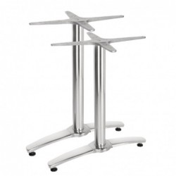 Pied de table double aluminium Bolero (Lot de 2) GH985 Bolero