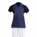 Tablier serveur col en V Whites bleu marine BB137 Whites Chefs Clothing