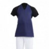 Tablier serveur col en V Whites bleu marine BB137 Whites Chefs Clothing