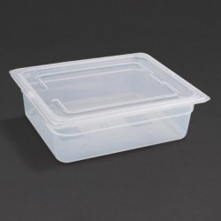 Bac en polypropylène  GN1/2 100mm Vogue (Lot de 4) GJ515 Vogue