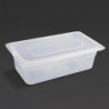 Bac en polypropylène  GN1/3 100mm Vogue (Lot de 4) GJ519 Vogue