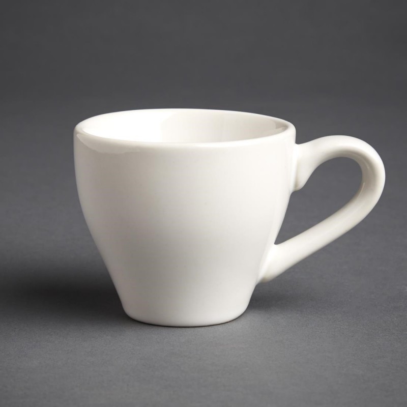 Tasses à espresso Olympia Café blanches 100ml (Lot de 12) GK071 Olympia