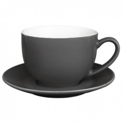 Tasses à cappuccino Olympia Café grises 340 ml (lot de 12) GK078 Olympia