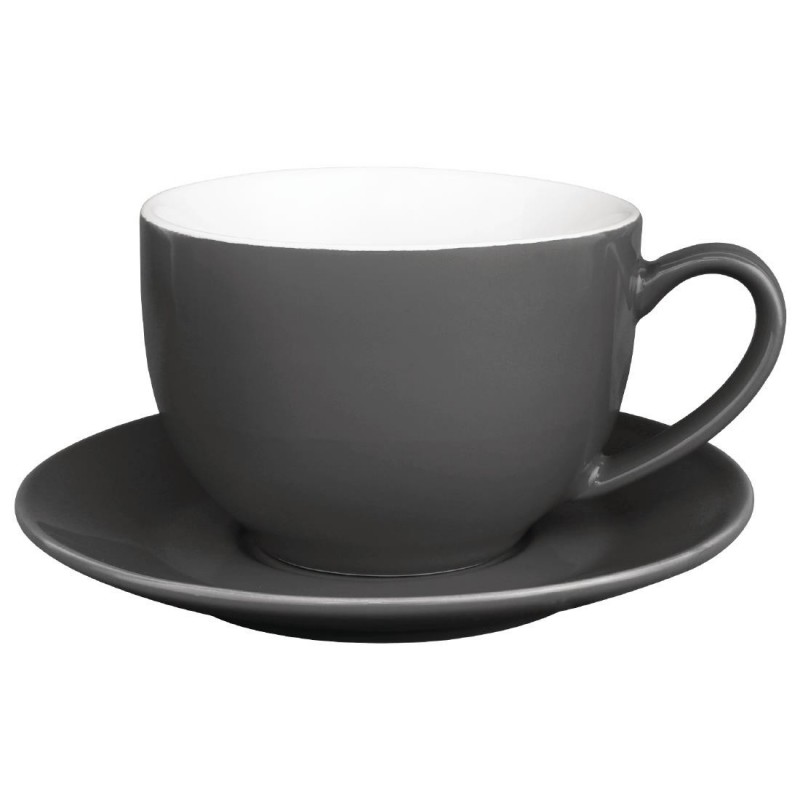 Tasses à cappuccino Olympia Café grises 340 ml (lot de 12) GK078 Olympia Tasses à cappuccino Olympia Café grises 340 ml (lot de 12) GK078 Olympia