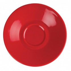 Soucoupe pour tasse espresso Olympia rouge  (Lot de 12) GK085 Olympia Cafe