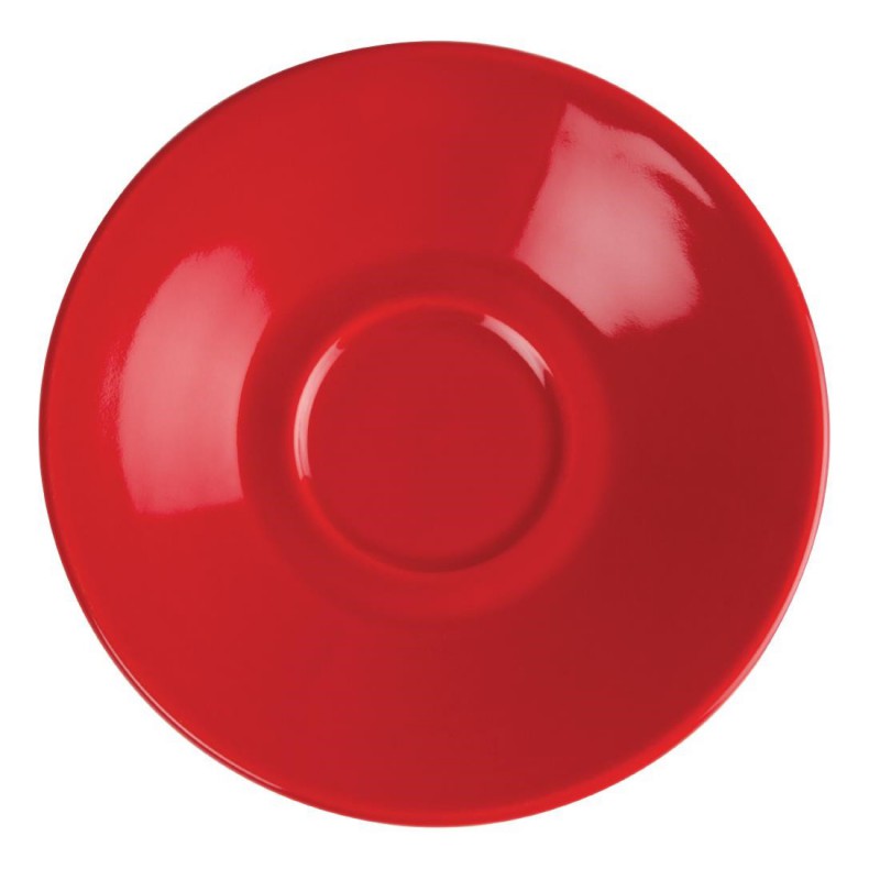 Soucoupe pour tasse espresso Olympia rouge (Lot de 12) GK085 Olympia Cafe Soucoupe pour tasse espresso Olympia rouge (Lot de 12) GK085 Olympia Cafe